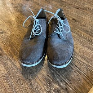 Size 10 Grey/Light Blue Dress Shoes